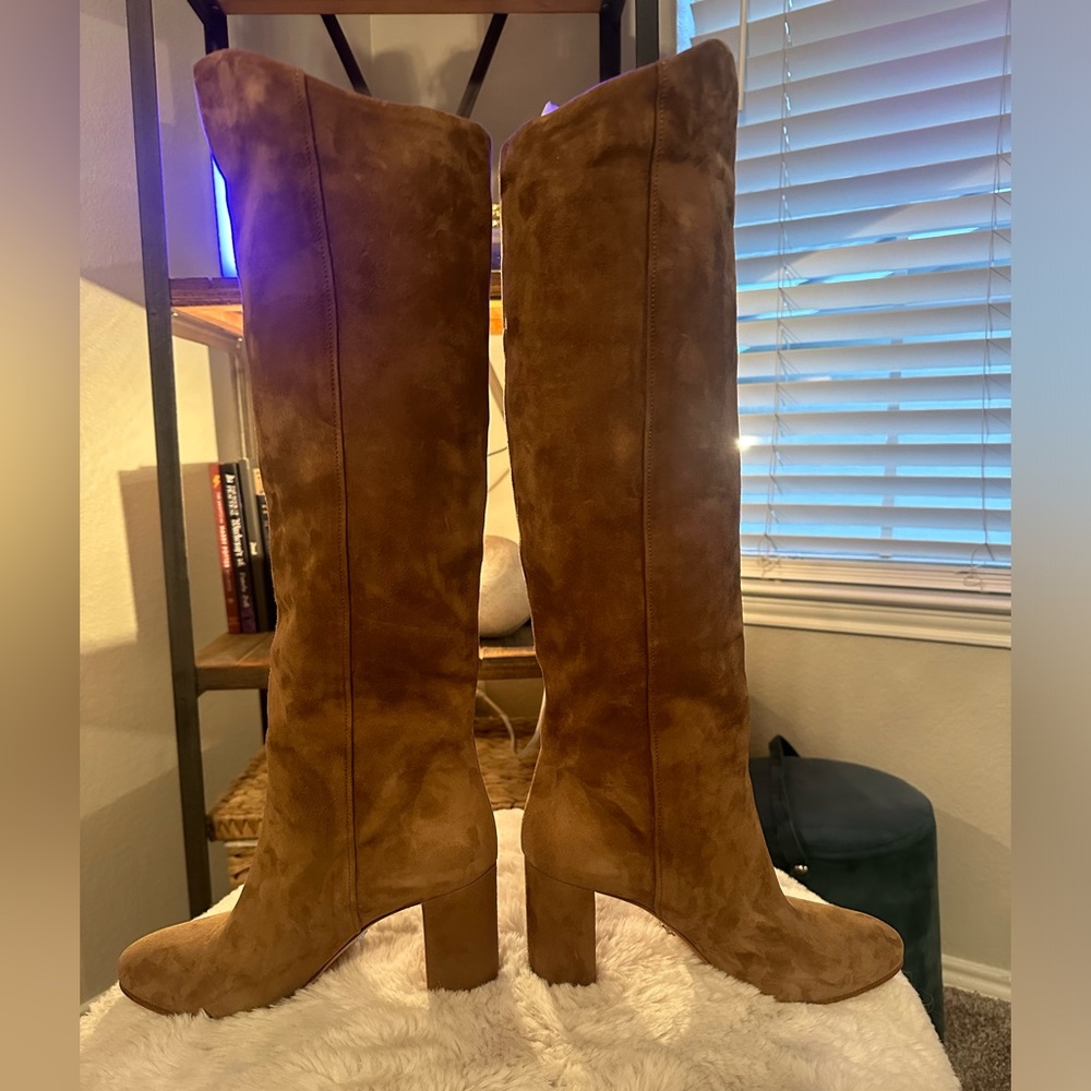 Prada knee high boots